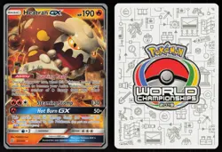 Heatran GX 25/236 Rare GX 2019 WORLDS DECK PROMO Pokemon - Image 3