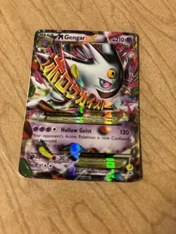 Pokemon TCG M Gengar EX Black Star Promo Shiny Holo - Image 1