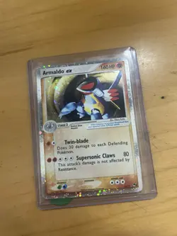 Armaldo ex - 16/17 - Cosmos Holo Rare - Pop Series 1 - Pokemon Card - LP/MP - Image 1