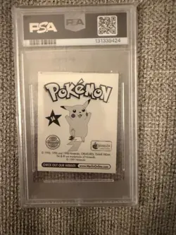 PSA 9 MINT 1999 MERLIN POKEMON #S4 BLASTOISE - PRISM - Image 2