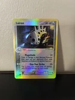 Lairon #37/109 - Pokemon TCG - EX Ruby & Sapphire - Uncommon - Reverse Holo - NM - Image 2