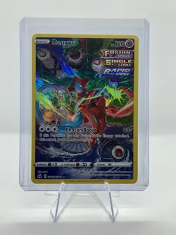 Pokemon Deoxys GG12/GG70 Crown Zenith: Galarian Gallery Ultra Rare Full Art Holo - Image 1