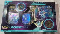 Pokemon Vaporeon VMAX Premium Collection Box Sealed Evolving Skies - Image 1