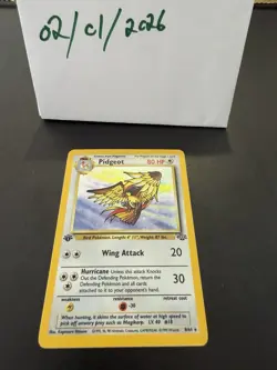 Pokemon Jungle Pidgeot Holo Rare 1st Edition Pokemon 8/64 - Image 1