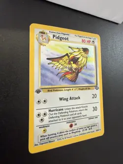 Pokemon Jungle Pidgeot Holo Rare 1st Edition Pokemon 8/64 - Image 2