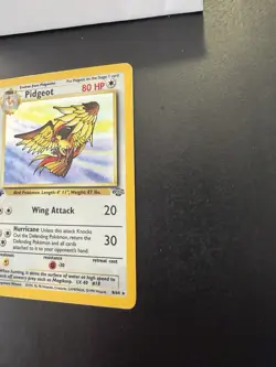 Pokemon Jungle Pidgeot Holo Rare 1st Edition Pokemon 8/64 - Image 3