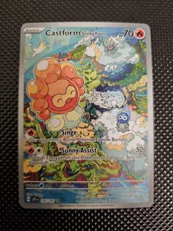 Castform Sunny Form SV08: Surging Sparks - Pokemon NM 195/191 - Image 1