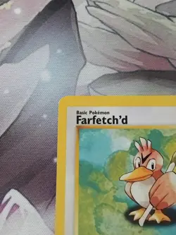 Pokemon TCG Farfetch'd Base Set 2 40/130 Regular MP. - Image 2