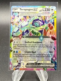 Terapagos ex - 128/142 - Double Rare NM TCG Pokemon - Image 1