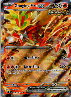 🔰Pokemon TCG - Gouging Fire ex - 038/162 - Double Rare - Temporal Forces - NM🔰 - Image 1
