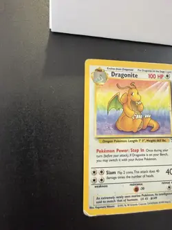 Pokemon TCG Dragonite 4/62 Fossil Unlimited Holo Rare LP/MP - Image 2