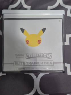 Pokemon TCG: 25th Anniversary Celebrations Elite Trainer Box ETB - Sealed & Mint 820650809439 - Image 1