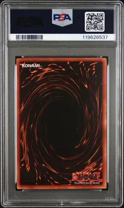 2002 YU-GI-OH! LOB-LEGEND OF BLUE EYES WHITE DRAGON #005 DARK MAGICIAN PSA 8 - Image 2