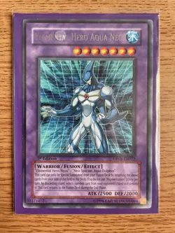 Yu-gi-oh Elemental Hero Aqua Neos DP03-EN012 1st Edition Rare NM card - Image 1