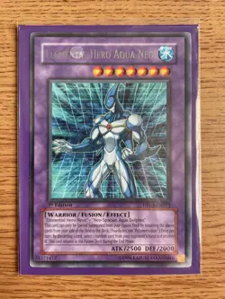 Yu-gi-oh Elemental Hero Aqua Neos DP03-EN012 1st Edition Rare NM card - Image 3
