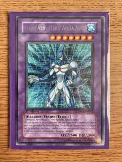 Yu-gi-oh Elemental Hero Aqua Neos DP03-EN012 1st Edition Rare NM card - Image 4