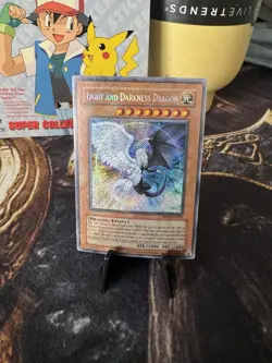 Yugioh Cards Light and Darkness Dragon Secret Rare RP02-EN095 Retro Pack 2 NM - Image 1