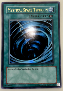 Mystical Space Typhoon SRL-047 Spell Ruler Unlimited Ultra Rare NM - Image 1