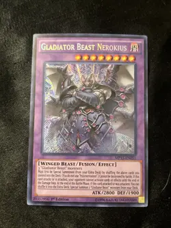 Gladiator Beast Nerokius - MP15-EN051 - Secret Rare - 1st Edition Yugioh - Image 1