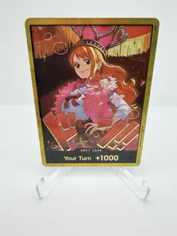 DON!! Card (Nami) (Gold) EB-03 One Piece Heroines Edition Foil ENG NM-Mint - Image 2