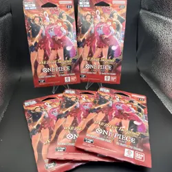 One Piece TCG Heroines EB-03 Extra Booster | 5 pack lot | BRAND NEW/SEALED - Image 1