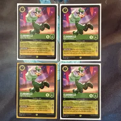 4x Clarabelle - Light on Her Hooves 84/204 Shimmering Skies Disney Lorcana - Image 1