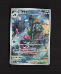 Grafaiai 223/193 Paldea Evolved Full Art Ultra Rare Holo Pokemon Card DMG - Image 1