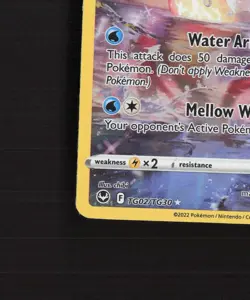 Milotic TG02/TG30 Silver Tempest Full Art Ultra Rare Holo Pokemon Card NM - Image 5
