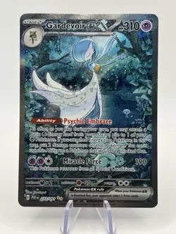 Pokemon Gardevoir EX TCG Paldean Fates Holo Card 233/091 Special Illustration - Image 1