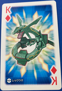 Rayquaza pokemon Playing Poker Card pokeball Nintendo Japanese Very Rare - Image 1