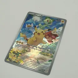 Pikachu 027 SV: Scarlet & Violet Promo Cards Full Art Illustration Rare NM - Image 4