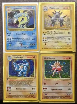 Pokemon Cards Lot (Base Set Holo Unlimited - Vintage Rare - WOTC TCG) - Image 1