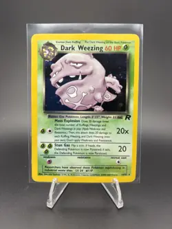Pokemon Dark Weezing Team Rocket Holo Rare 14/82 NM/LP Card 2000 - Image 1