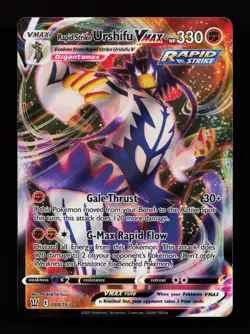 Rapid Strike Urshifu VMAX 088/163 Ultra Rare SWSH05: Battle Styles Pokemon Card - Image 1
