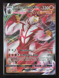 Single Strike Urshifu VMAX 086/163 SWSH05: Battle Styles Pokemon Card - Image 1