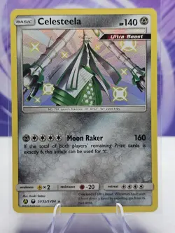 Celesteela SV32/SV94 Pokemon Card Hidden Fates Shiny Vault TCG NM - Image 1