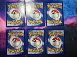 Pokemon 1st EDITION SHADOWLESS Energy Cards #97-102 - 6 Card Lot - NM - Image 2