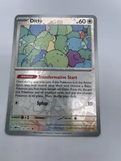 Ditto 132/165 Rare Reverse Holo SV: Scarlet & Violet 151 Pokemon Card - Image 1