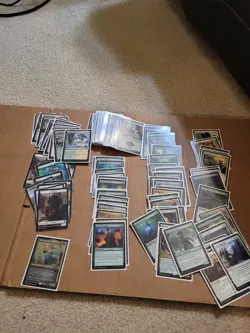 MTG Starter Commander Deck Token Triumph Deck Magic SCD COMPLETE w Sleevs Tokens - Image 1