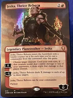 Jeska, Thrice Reborn - FOIL - Borderless - Commander Legends - Magic MTG - NM - Image 1