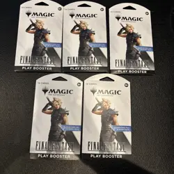 Magic The Gathering Final Fantasy Play Booster Packs New Sealed (x5) - Image 1