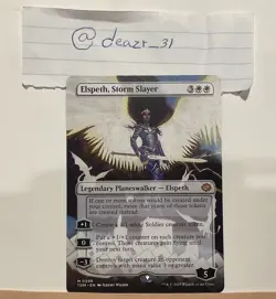 Elspeth, Storm Slayer (Borderless) Tarkir: Dragonstorm Regular - Image 1