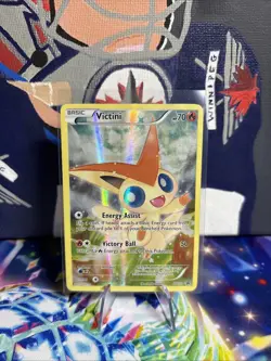 Victini XY117 - Full Art Holo - XY Black Star Promo - Pokemon Card MP - Image 1