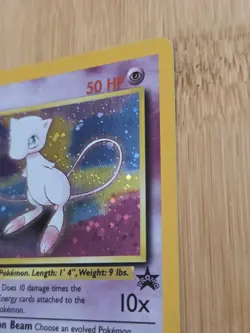Pokemon Card: Mew HOLO Black Star Promo 9 (LP) WOTC Vintage - Image 4