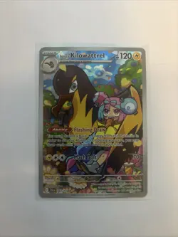 Pokemon TCG Iono's Kilowattrel Card Journey Together IR 163/159 - Image 1