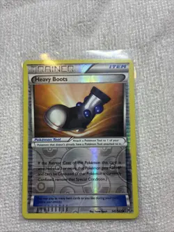 Heavy Boots 141/162 XY BREAKthrough Pokemon Reverse Holo Foil Rare Nice! - Image 1