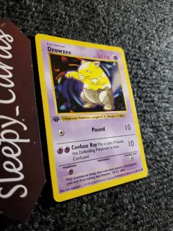 Pokemon Drowzee 1st Edition Base Set 49/102 Shadowless - Image 3
