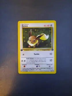Pokemon Card Eevee 55/82 Team Rocket Regular 1st edition - Image 1
