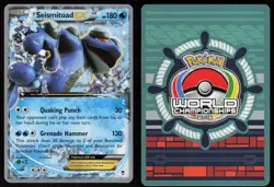 Seismitoad EX 20/111 Rare EX Furious Fists 2015 Worlds Promo Pokemon - Image 3