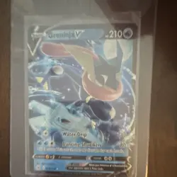 Pokemon Greninja V 073/264 Swsh08 Fusion Strike Ultra Rare Holo 210HP Promo Card - Image 1